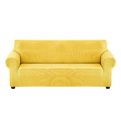 Eveltek Stretch Sofa Slipcover SofaBeskytter Små Tern Lysegul M