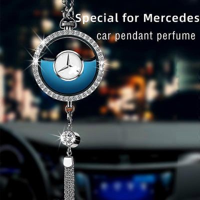 Auton riippuhajuvesi Mercedes-Benz C-sarja A-sarja E-sarja gla/glb/glc/c260l taustapeili riippuva hajuvesipullokoriste noin Bensiinille