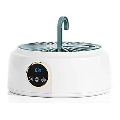 Kuivausrumpu lämmittimellä tuuletin, matkavaatteiden kuivausripustin pyykinpesuilman kuivain ajoitustoiminnolla Kuten