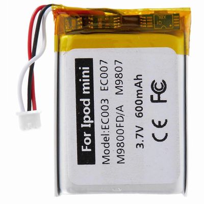 iPod minille (1. sukupolvi) 3,70 V 600 mAh litiumioniakkukokoonpano (koodaus: ECEC007)