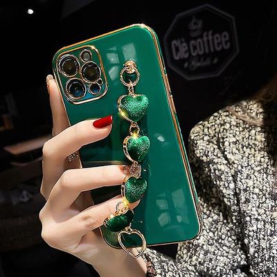 Kærlighed Hjerte stof armbånd armbånd grøn iPhone11
