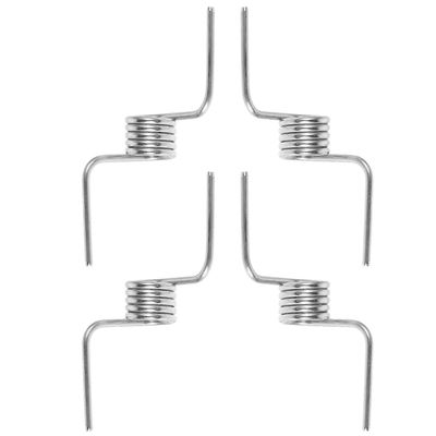 Oven jousi Jääkaapin oven jakajan jousi kiinnityskäyttöön 4kpl Hopea 5.00X2.50X0.90CM
