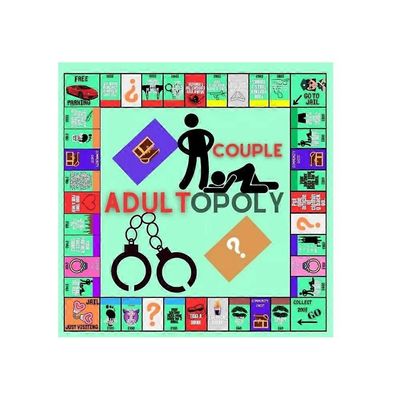 Pari lautapeliä, Pari aikuisten Opoly-lautapeliä, Treffi-illan ideoita,Läheisyyskortti