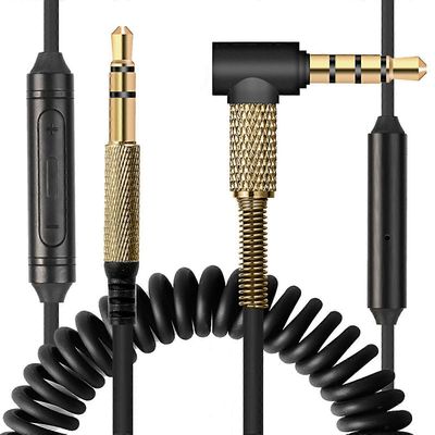 Korvaava äänikaapeli Marshall Major II -näytön keskikuulokkeiden johdolle, jossa on Musta