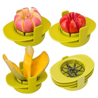 Apple Slicer Corer Mango Pålægspresser og Fersken Tomat Slicer Express udskiftelige 3 I 1 pålæg Køkken Gadget