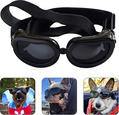 Pet Dog solbriller, Uv Dog solbriller, Hund solbriller, Justerbare Hund solbriller, Kat solbriller, Sol- og vindbeskyttelse, Beskyttelse af øjnene