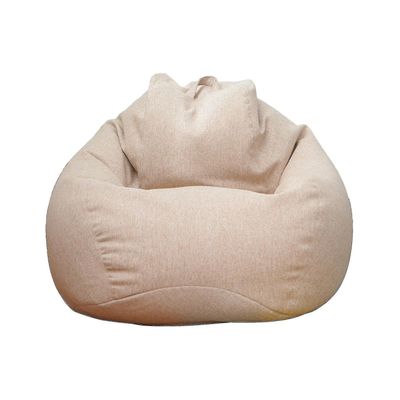 Ny ekstra stor bønne bag stoler sofa sofa cover innendørs lat solseng for voksne barn sellwell Khaki 90 * 110cm