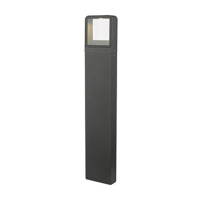 Dar Lighting DAR MALONE Udendørs Pullerter Post med Square Light Anthracite IP65 LED