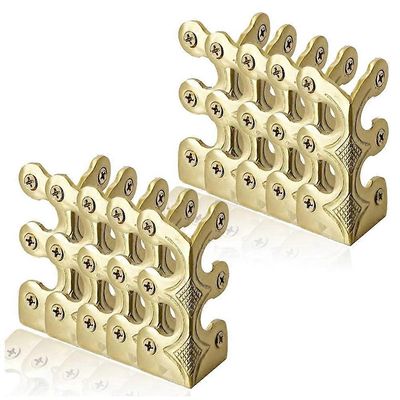 10kpl jalkalistan kulmasuojat-messinki jalkalistan kulmasuojat, koristeellinen suojakansi, Kultaa