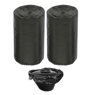 100 kpl kannettavat wc-laukut retkeily-wc-pussit kertakäyttöiset wc-pussit wc-laukut keramiikka-allaslaukku edition 1