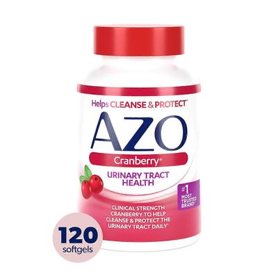 Azo Cleanse + Protect karpalo pehmeät geelit virtsateiden terveydelle - 120 kpl