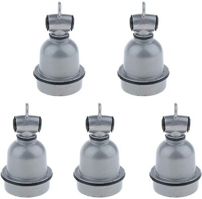 Linkrunning 5stk E27 LED pærebase Vandtæt lampeholder stikkontaktadapter til gris