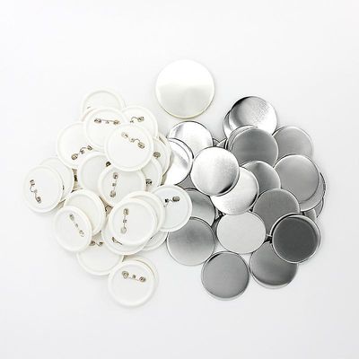 Numb 100 Stiller Metal Blank Badge Brosjer Lapel Pin DIY Deler For Button Maker Machine DIY Button Maker Kit 58mm
