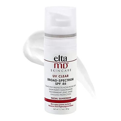 Eltamd uv kirkas kasvojen aurinkovoide spf 46 1.7 oz pumppu