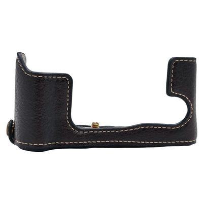 Fujifilm X-T30 II / X-T30 / X-T20 / X-T10 -kameralle Kotelon alakotelo puolirunkoinen nahkakansi akulla Monivärinen Style C