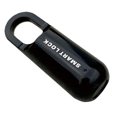 Älykäs sormenjälkilukko, muodikas mini biometrinen lukko, avaimeton, USB-lataus, varkaudenestomatkalaukut musta