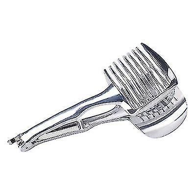 2pcs Bedste redskaber Tomat Slicer Lemon Cutter Multipurpose håndholdte Runde Frugt Tang rustfrit