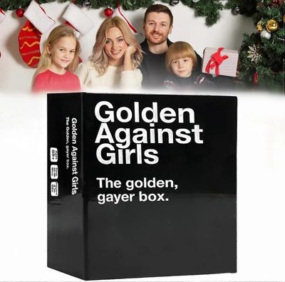 2025 Kultainen tyttöjä vastaan Golden Gayer Box Family Party Card Gam