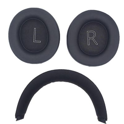 Korvatyynyjen sangan vaihto sarjan kuulokkeisiin pehmeämpi muistivaahto kuulokkeiden korjausosat Musta