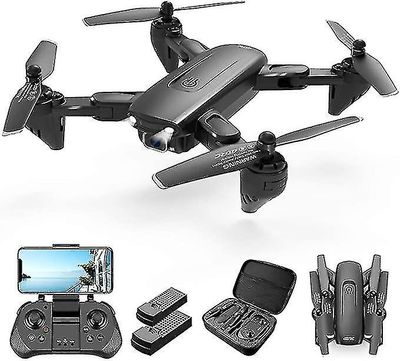 4drc drone med 4k hd-kamera for voksne nybegynnere, for barn 2 batterier
