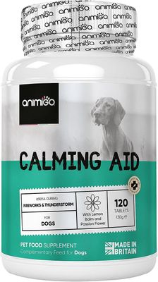 Animigo Rauhoittava apu koirille, joilla on Ashwagandha - 120 kananmakuista tablettia - B1-vitamiini