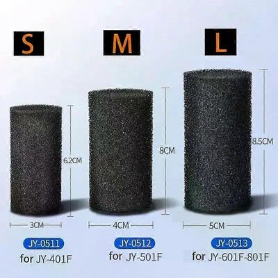 unbrand Kalasäiliön suodatin Biosieni Tiheä vedenpuhdistus Biokemiallinen sieni Lampi Akvaario Suodatin Media Vaihto Puuvilla kierros M 6pcs