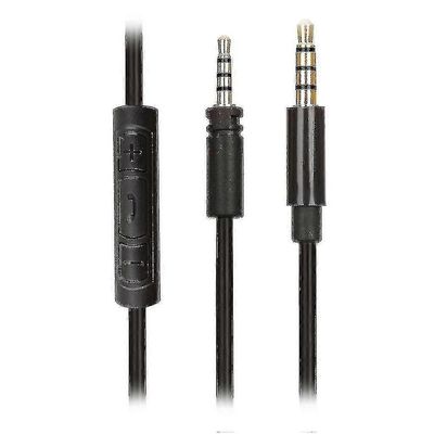 1.8m kaapeli Sennheiser Momentum 2.0: lle äänenvoimakkuuden säätimellä ja mikrofonilla - Inline-johto - musta