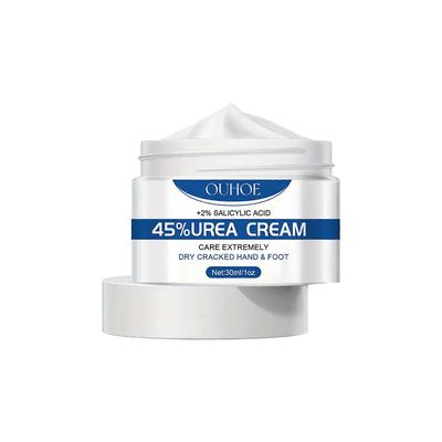 Urea Cream 45% Urea jalkavoide jaloille, käsille, kantapäille, kyynärpäille, polville ja muille