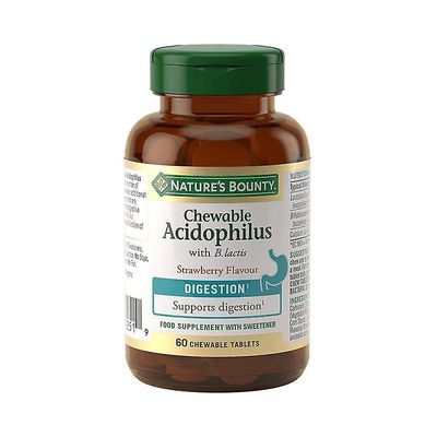 Natures Bounty Nature's Bounty Chewable Acidophilus ja B.lactis 60 (12539265)