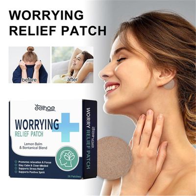 Baodan Diskontert Anxiety Relief Patch, Anxiety Relief Patch, Stress Patch, Stress Relief Patch, Bekymringsfull Relief Patch for voksne - Natural M...