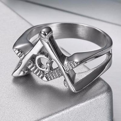 Bricks Masons Firkantet og kompas skitseret ring 9