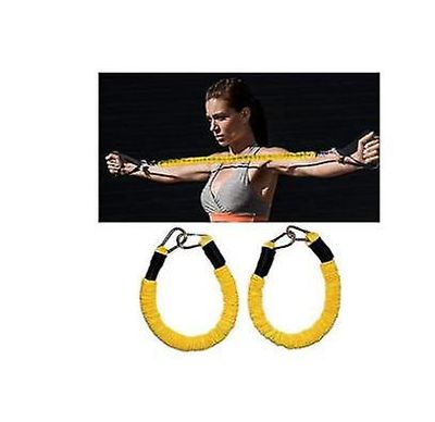 Handuo Arm og ben rebound styrketræning enhed Latex Tube Body Agility Training Device gul