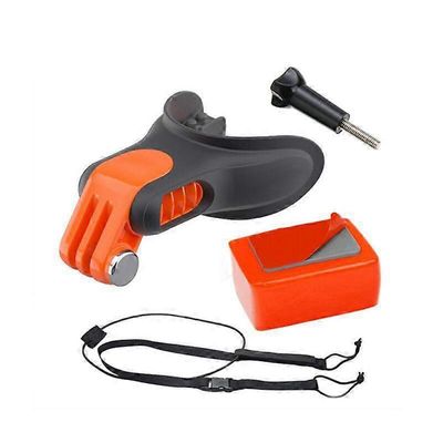 Til Gopro Mundmontering Til Gopro Hero 9 8 7 6 5 Hero8 Til Yi Sjcam Bite Mount Holder Surfing A02