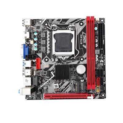 B75- DOR3 Hovedkort WIFI-støtte 24pin LGA 1155 Hovedkortstøtte Wifi stasjonær datamaskin Hovedkort for PC-spill Som vist