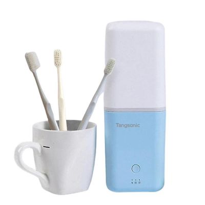 Coosilo Silent Sanitizer Holder Cover Air Tør tandbørste Sterilizer Tandbørste Indehavere