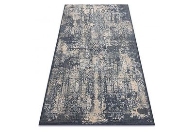 RugsX Tæppe Uld NAIN årgang 7591/50911 navy / beige blå 80x150 cm