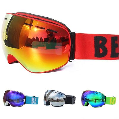 Big Uv400 Dobbelt Lag Anti-tåge Ski Beskyttelsesbriller Lens Ski Mask Briller skiløb sne snowboard briller spejl polarisere beskyttelsesbriller til...