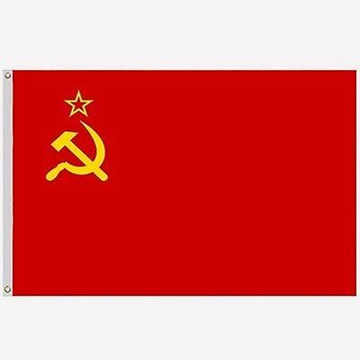 90x150cm Venäjän lippu Neuvostoliiton kkpteriprintti Roikkuu Lentävä imperiumi Neuvostoliiton voiton liput ja bannerit etenevät Venäjää