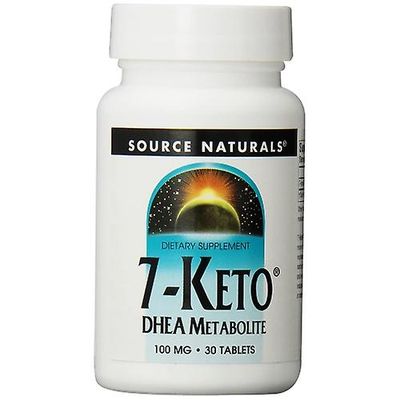 Source Naturals Kilde Naturals 7 Keto DHEA metabolit, 100 mg, 30 faner (Pakke med 1)