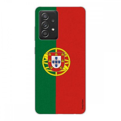 Crazy Kase Cover Til Samsung Galaxy A52 Soft Silicone 1 Mm, portugisisk flag