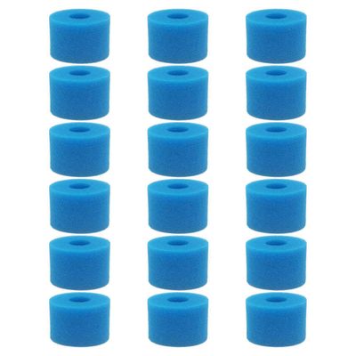 18kpl Pure Spa uudelleenkäytettävälle pestävälle vaahtomuovisuodattimelle patruuna S1 tyyppi