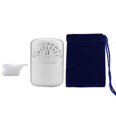 Mini hopea riikinkukko kuvio käsienlämmitin talvitasku kätevä käsienlämmitin