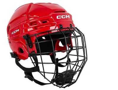 CCM Tacks 70 Kypärä Combo Senior Punainen L