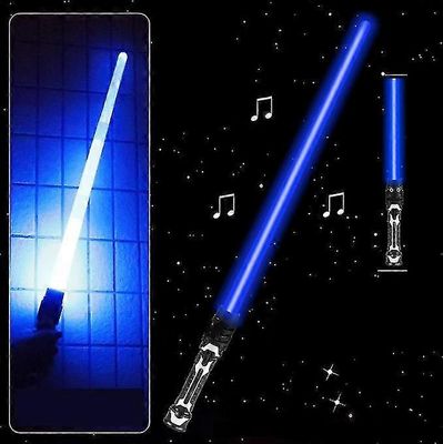 LED-kevyet miekat äänellä ja teleskooppikahvalla Zekai sininen