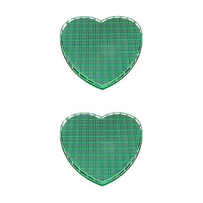 1/2/3 keitaalle kukkavaahtotiilikasveille 23x11x8cm vaahtomuovipohja iso sydän 2kpl