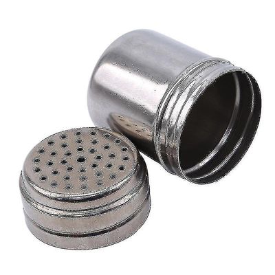 1pc bbq verktøy krydder krukke matlaging tilbehør rustfritt stål krydder krukke salt pepper shaker kjøkken krydder flaske gadget