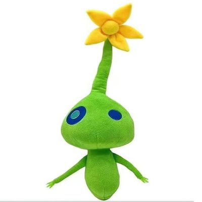 Pikmin 4 søte plysj leketøy utstoppede dyredukker for spillfans barn voksne gaver hjem sofa dekorasjon Green