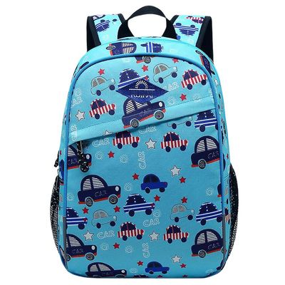 Kaxidy Bil Print Letvægts Kids Book Bag