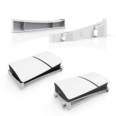 Unbrand PS5 ohut vaakasuora jalusta, PS5 Slim Accessories -jalusta, joka on yhteensopiva PS5: n kanssa Ohut konsolilevy ja digitaaliset versiot, mi...