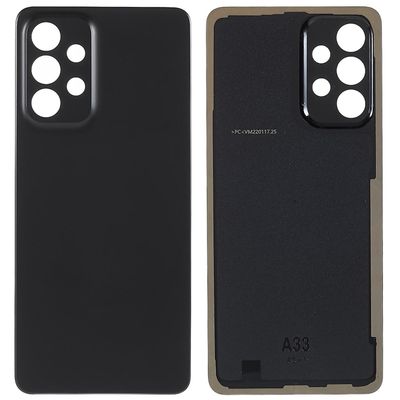 Samsung Galaxy A33 5G A336:n akun takakannen vaihto (ilman logoa) - musta